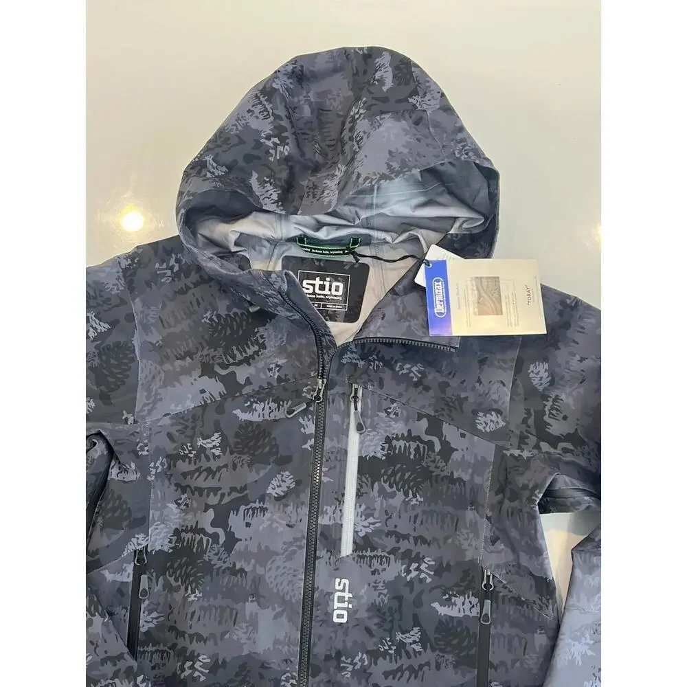 $429 Stio Environ XT Jacket Outerwear Steel Pony Whitebark Camo Men’s Size M